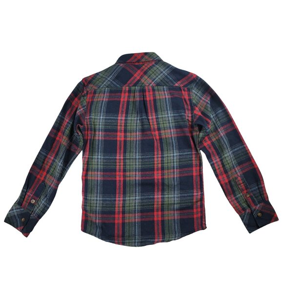 Appaman Boys Plaid Button Down Shirt Size 10 Flannel - Picture 2 of 9